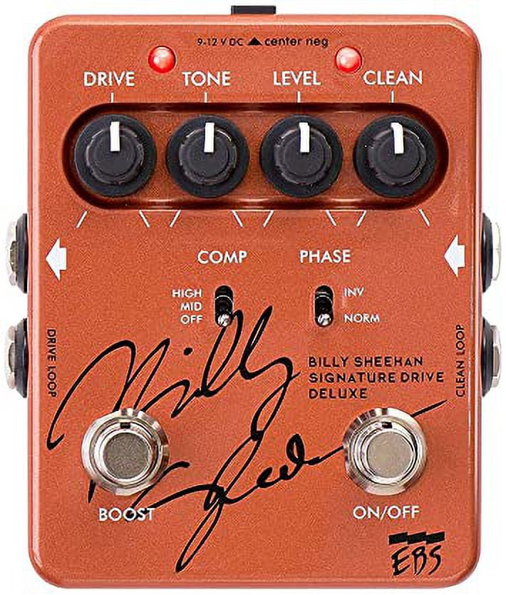 ベース EBS Billy Sheehan Signature Drive Deluxe EBS Billy Sheehan Signature Drive Deluxe Bass Effects Pedal