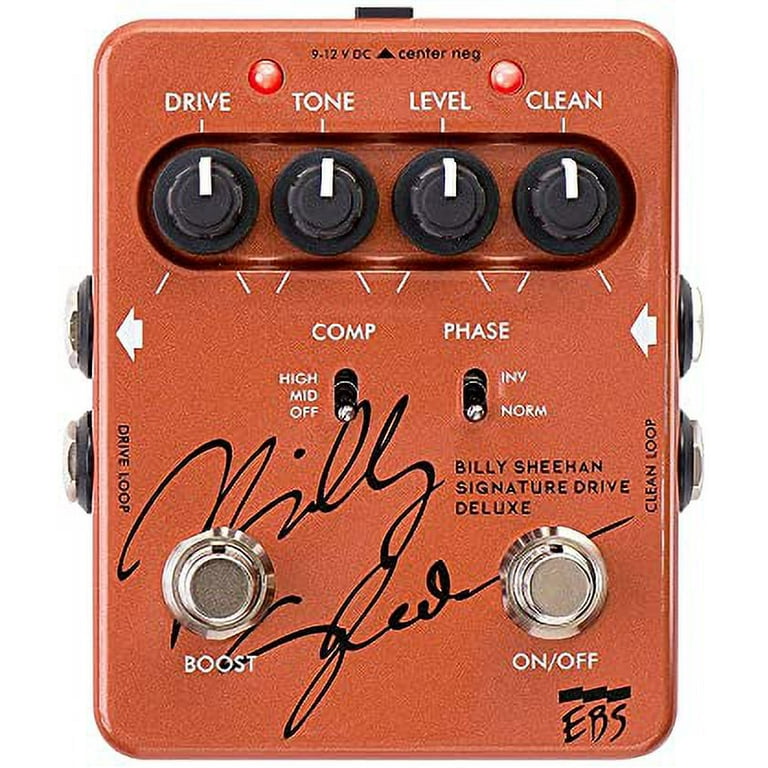 ベース EBS Billy Sheehan Signature Drive Deluxe EBS Billy Sheehan Signature Drive Deluxe Bass Effects Pedal