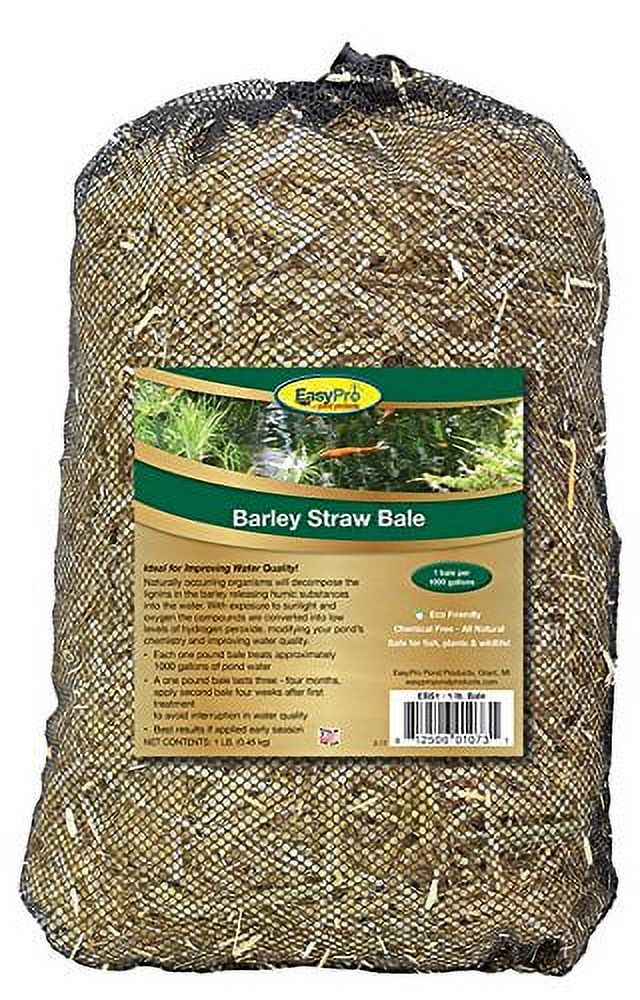 EBS1 Barley Straw Bale For Ponds And Waterfalls Keeps Water Clean And