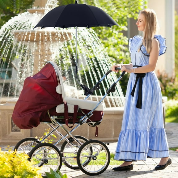 EBTOOLS  11 Baby  Wheelchair Pushchair Pram UV Rays Sun Rain Parasol Umbrella Clip
