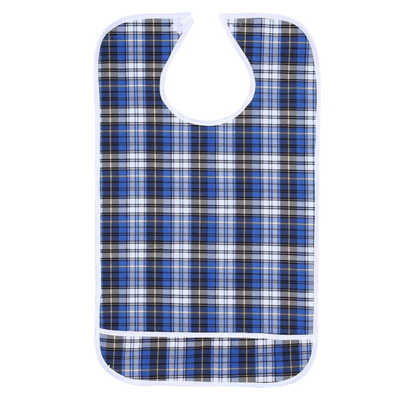 EBTOOLS Clothes Protector Bib, 3Colors Waterproof Adult Elder Mealtime Bib Washable Dinning Aid Clothes Protector , Clothing Protector Bib