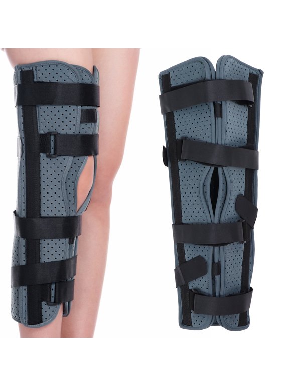 EBTOOLS Full Leg Brace,Adjustable Knee Joint Breathable Knee Splint Leg Support Brace,Leg Brace