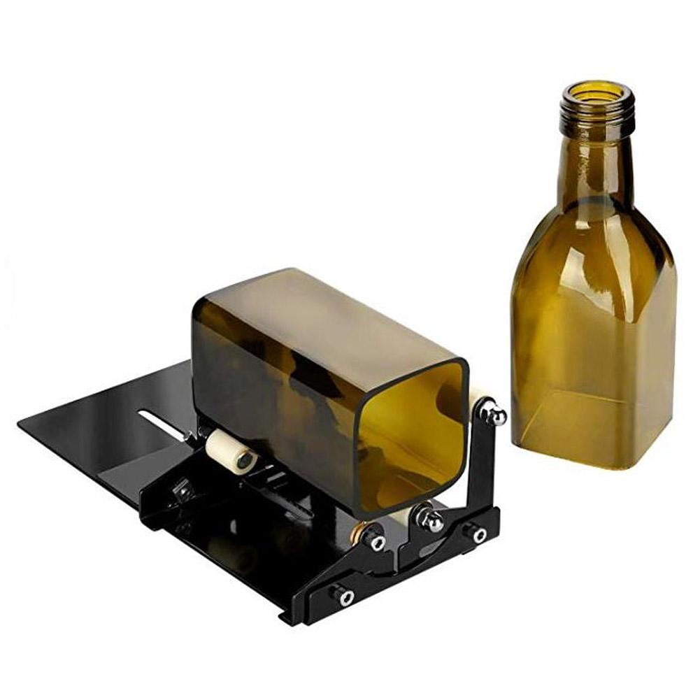 EBTOOLS Glass Bottle Cutter, Square & Round Bottle Cutting Machine, Wine Bottles And Beer Bottles Cutter Tool With Accessories Tool Kit