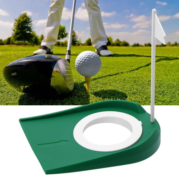 EBTOOLS Indoor Yard Golfs Putting Practice Mat Training Pad Green Golfing W. Base Mount