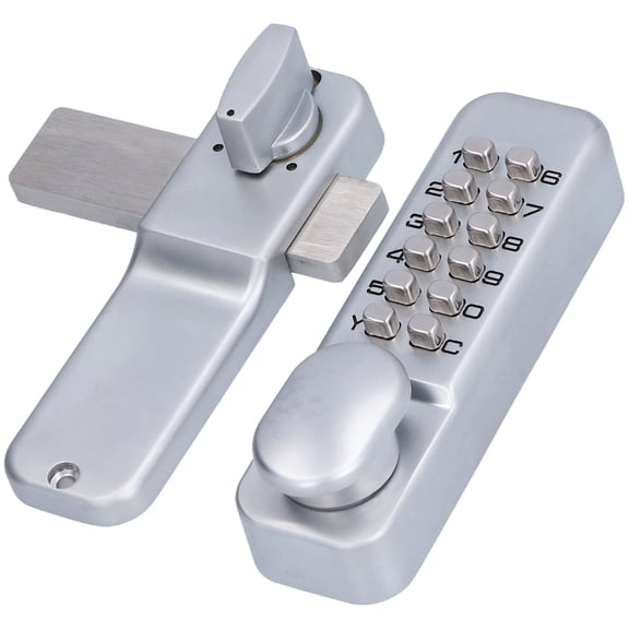 EBTOOLS Mechanical Lock,Mechanical Combination Lock Anti Theft Codes Lock For Bidirectional Gate Glass Door Wood Door Office Use,Entry Door Lock
