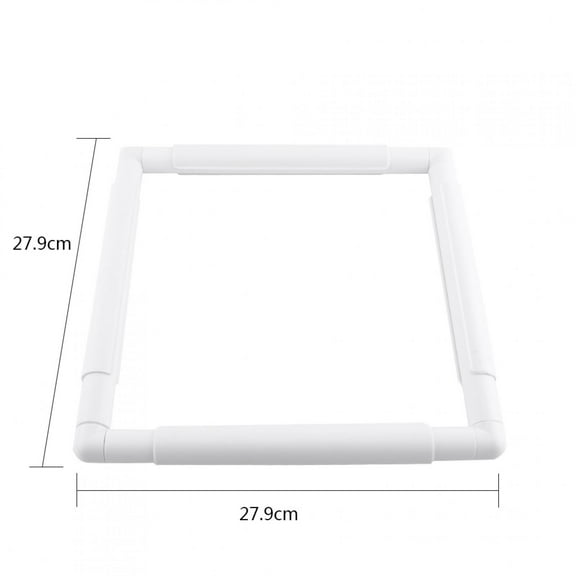 EBTOOLS Plastic Clip Frame, Rectangle Embroidery Hoop Plastic Stitch Frame, Embroidery Frame, For Quilting -Painting Home Use