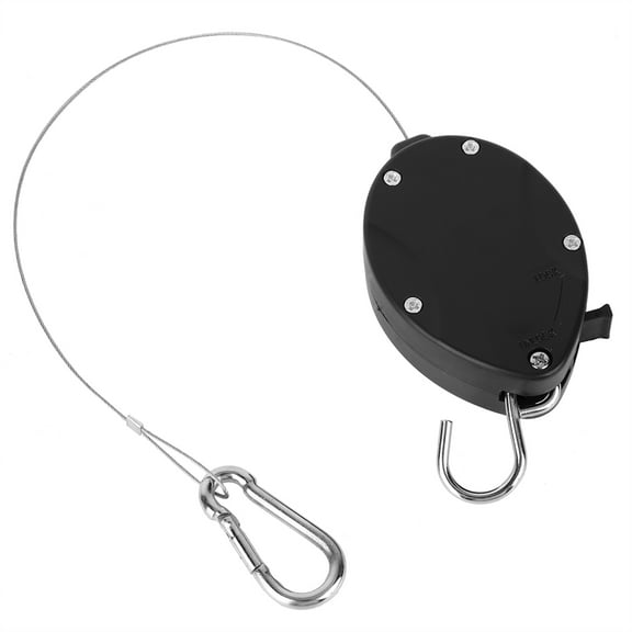 EBTOOLS Retractable Hang Hook, Pulley for Potted Plants, Adjustable for Potted Plants