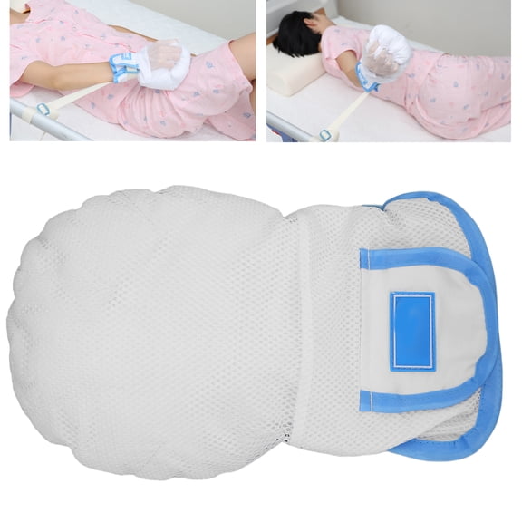 EBTOOLS Security Mitts,Double Security Mitts Breathable Comfort Safety Mitts Glove For Patients Caregivers,Double Safety Glove