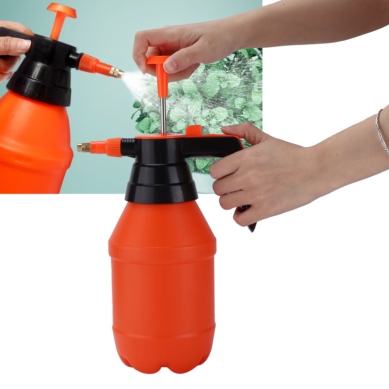 EBTOOLS Spray Bottle,Hand Pump Pressure Water Sprayer Hand Held Garden