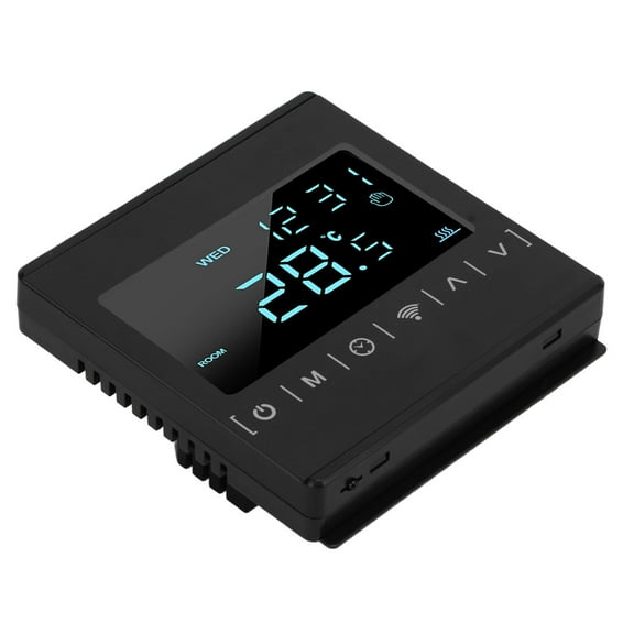 EBTOOLS Temperature Controller,LCD Temperature Controller,MH1823 Wifi Thermostat Smart LCD APP Voice Control Temperature Controller AC 85V250V