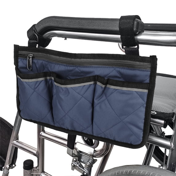 EBTOOLS Wheelchair Carry Bag, Multifunctional Wheel Chair Storage Tote, For Elderly, Seniors, Adults Office Chair Storage Bag Armrest Pouch Organizer