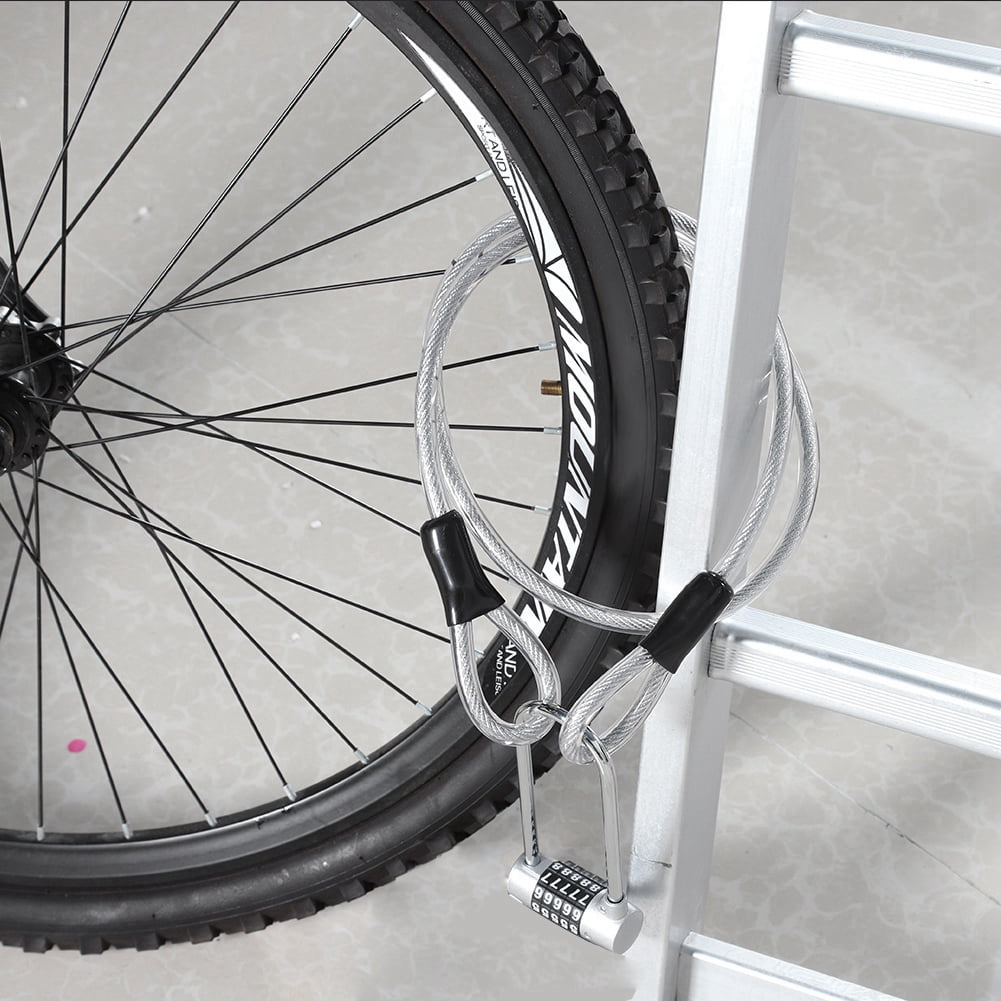 EBTOOLS Wire Rope, Security Cable, Looped For Glass Door Lock Rope Lock