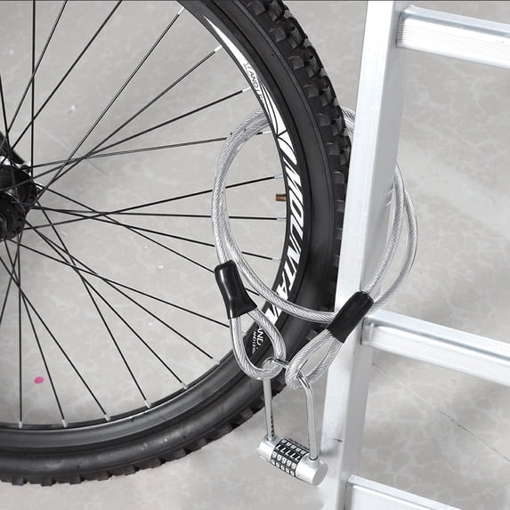 EBTOOLS Wire Rope, Security Cable, Looped For Glass Door Lock Rope Lock Accessory Lock Lock Chain