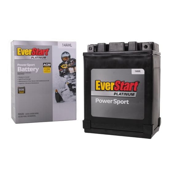 EBX14AHL EverStart Factor Activated PowerSport 12 Volt Battery