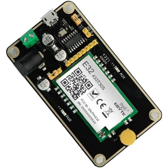 EBYTE 868MHz 915MHz Lora 30dBm IOT Transmitter Receiver Test Board E32-900TBH-01 with E32-900T30S Module Antenna USB Cable