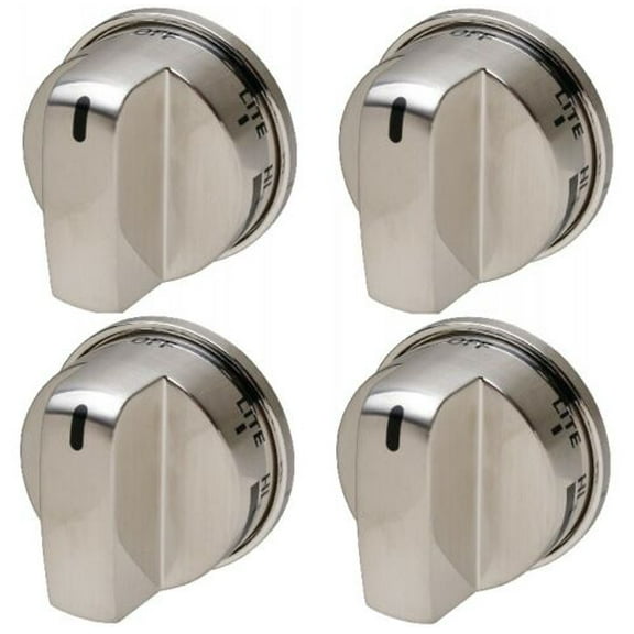 EBZ37189611 Burner Control Knob for LG Range 1463916 AH3534129 - 4 Pack