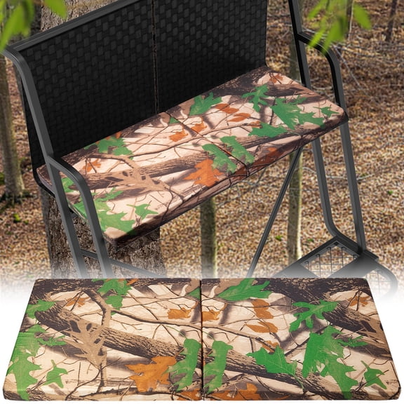 EBaokuup 31.5 x 14 x 1.2 Inch Tree Stand Seat Cushion, Foldable 2-Person Hunting Replacement Seat