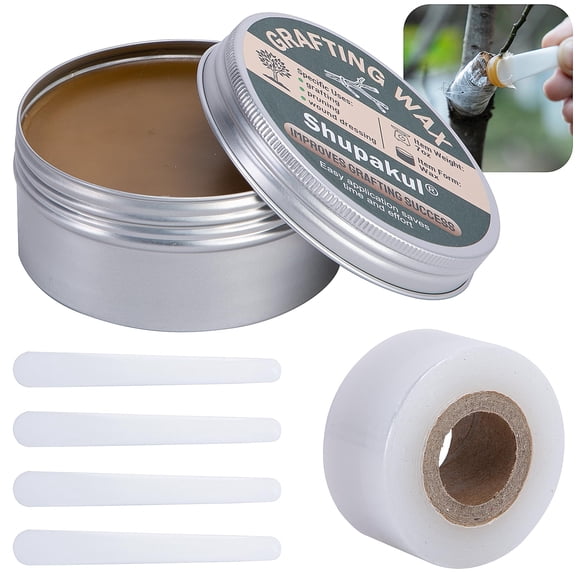 EBaokuup Tree Grafting Wax Set, Pruning Sealer with Sealing Tape for Tree Wounds