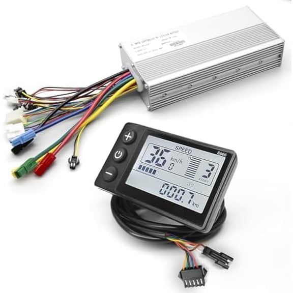 EBike Conversion Kit 500W/1000W/1500W, 36V/48V 22A/30A/35A Brushless Controller Mini LCD S866 Display for Electric Bicycle Scooter Mountain Bike Parts$$Sport & Recreation Other