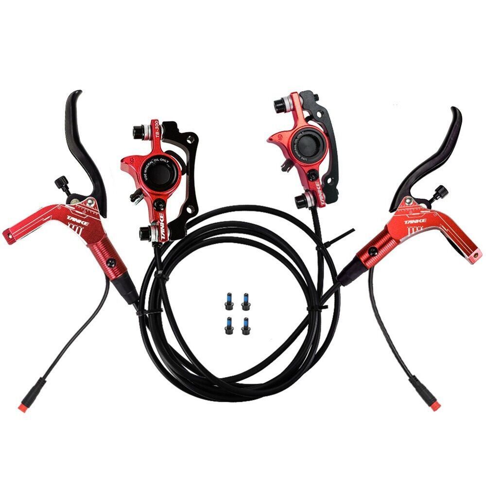 EBike Hydraulic Disc Brake Kit Electric Bicycle Scooter Cut Off Brake Lever Part