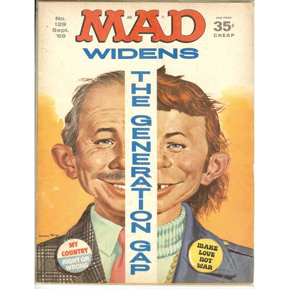 EC Comics MAD Magazine #129 September 1969 VG/FN (5.0)