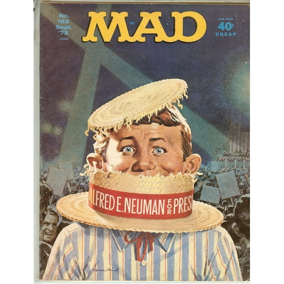 EC Comics MAD Magazine #153 September 1972 VG (4.5) Vintage Collectible  Marvelocity Comics