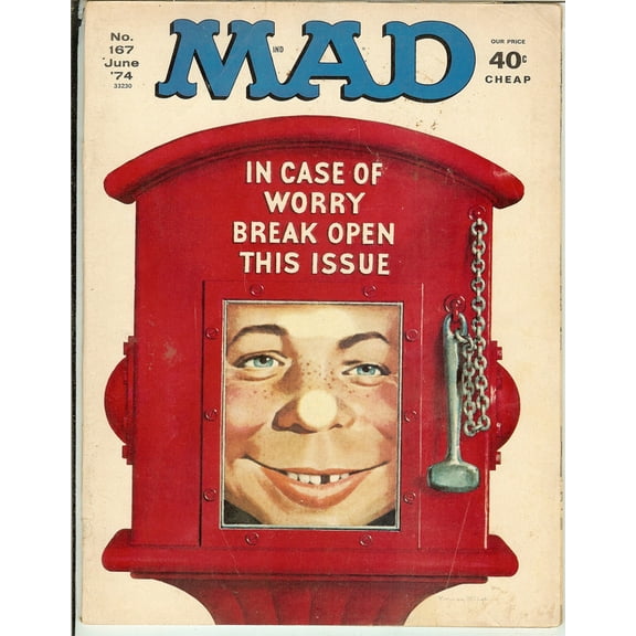 EC Comics MAD Magazine #167 June 1974 VG/FN (5.0)