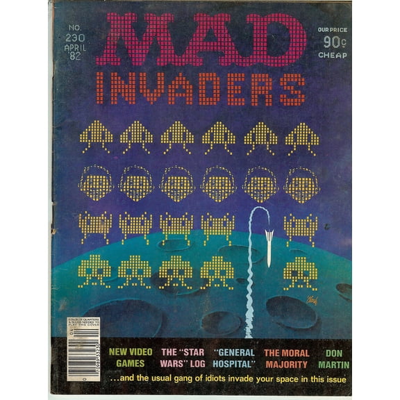 EC Comics MAD Magazine #241 Environmental Surfing Cover September 1983 VG (4.0)