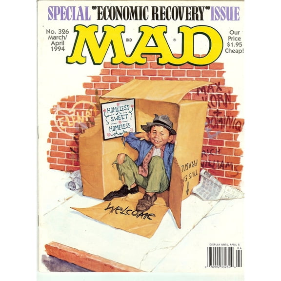 EC Comics MAD Magazine #313 Crash Test Dummies September 1992 VF (8.0)