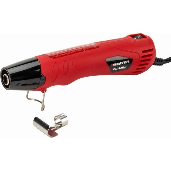 EC-MINI Heat Gun for Crafts, Shrink Wrap, Tubing, Wire Connectors, Electrical Epoxy Resin, Candle Making Heatgun, Embossing Hot Air w/Heat Reflector