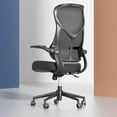 thumbnail image 1 of EC10 Stylish Ergonomic High Back Mesh Reclining Office Chair with Adjustable Flip-Up Armrests,Lumbar Support & Headrest,Breathable & Comfortable Computer Chair for Home, Office & Study, 1 of 8