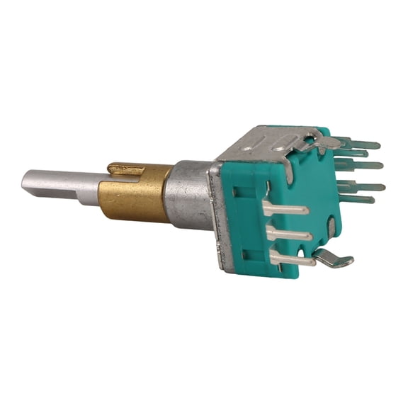 EC11EBB24C03 Dual Encoder with Switch 30 Positioning Number 15 Pulse Point Handle 25mm