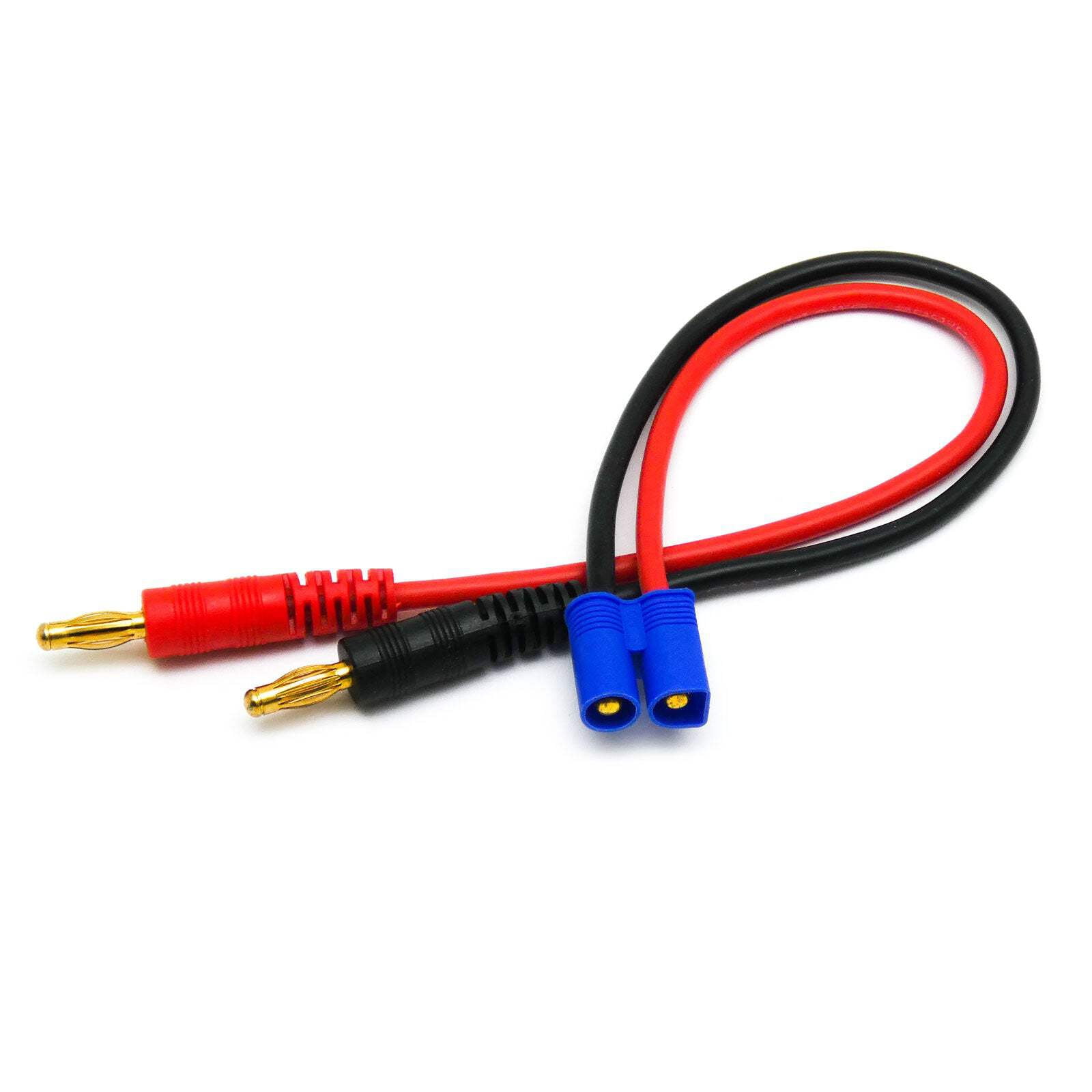 EC3 to Banana Plug Charging Adapter for LiPo Battery Packs 14AWG ...
