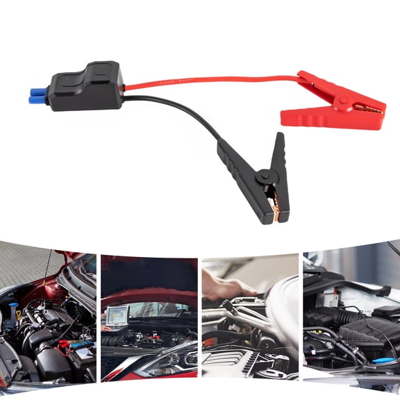 EC5 Jump Starter Cable with Battery Clamps - 12V Replacement Alligator Clips to EC5 Connector Car Jumper Cable for Emergency Portable Car Jump Start Battery Booster Cable 10AWG