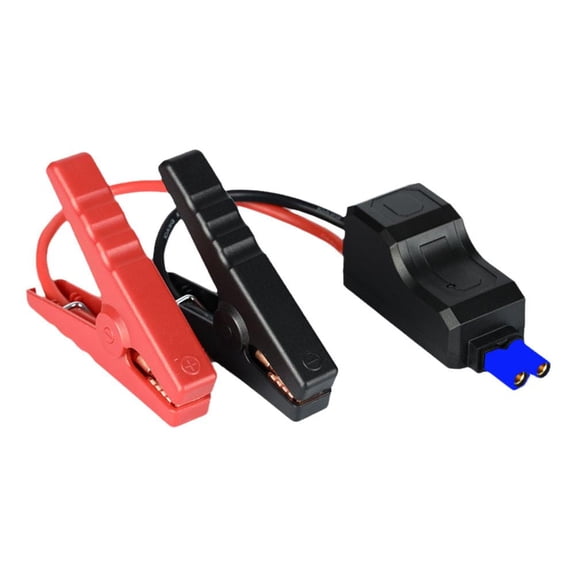 EC5 Jumper Cable Alligator Clamps - 12V Emergency Battery Booster Wire Assembly with Protection Relay Box for Portable Car Jump Starters