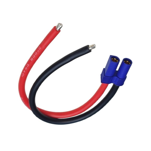 EC5 Male Plug to 4mm Connectors Charging Cable for Car Helicopter Quadcopter Car 20cm 12AWG