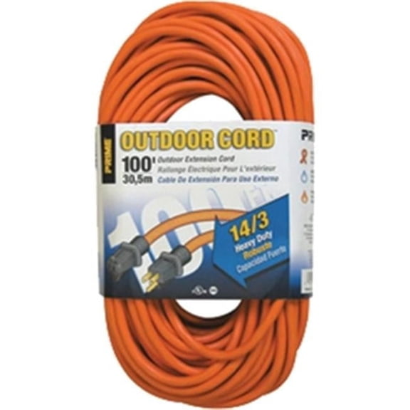 EC501735 100 ft. 14 - 03 - 15 SJTW Orange Outdoor Extension Cord