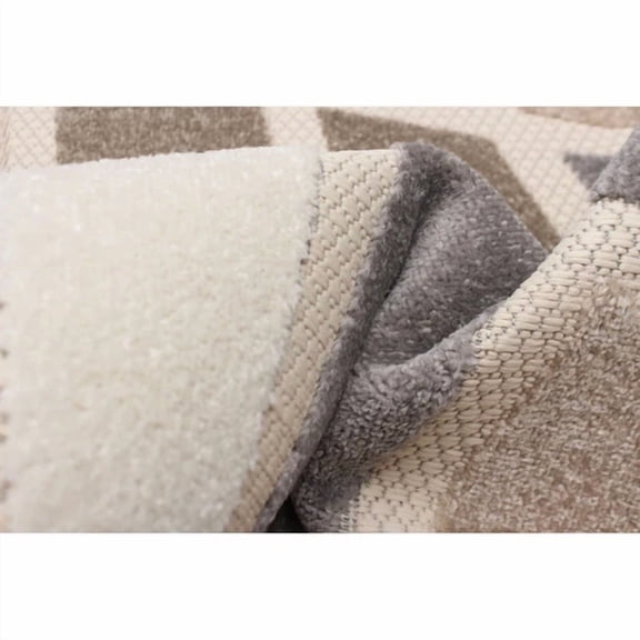 ECARPETGALLERY Kay Indoor/ Outdoor Rug Ivory 3'11 x 5'7