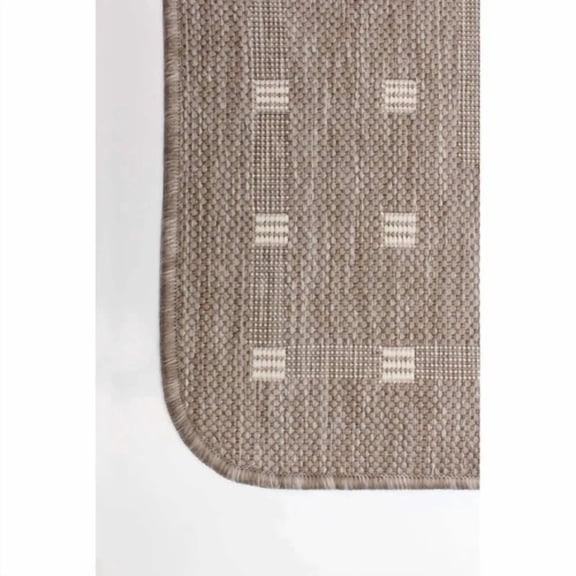 ECARPETGALLERY Nadia Indoor/ Outdoor Rug Taupe 4'4 x 6'5