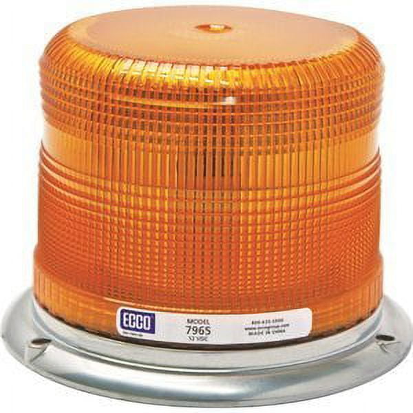 Amber LED Beacon Warning Light with Aluminum Housing