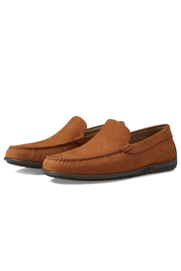 Classic Moc 2.0 Slip-On (Mens, Camel Nubuck, EU 41 (US Men's 7-7.5), Medium)
