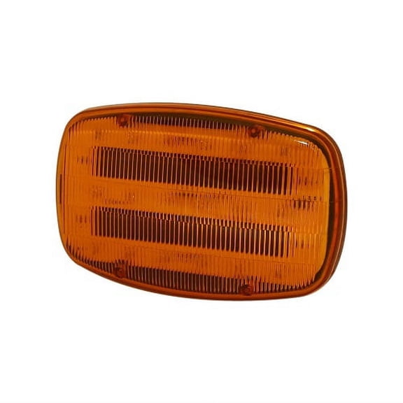 Ecco Warning Light,Amber,3-29/32" H ED0016A