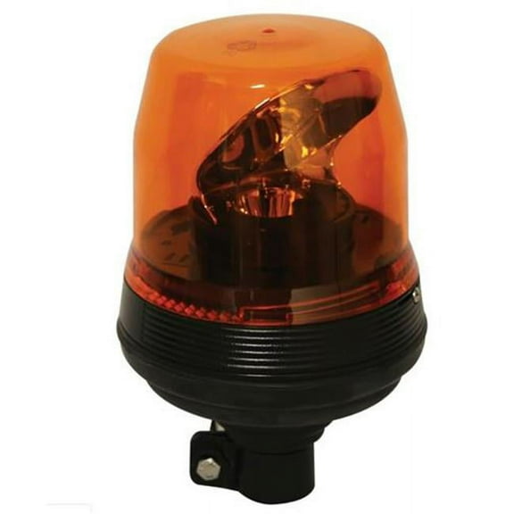 ECCO Electronics E51-EB7810A LED Rotating Beacon DIN Pole Warning Light - Amber