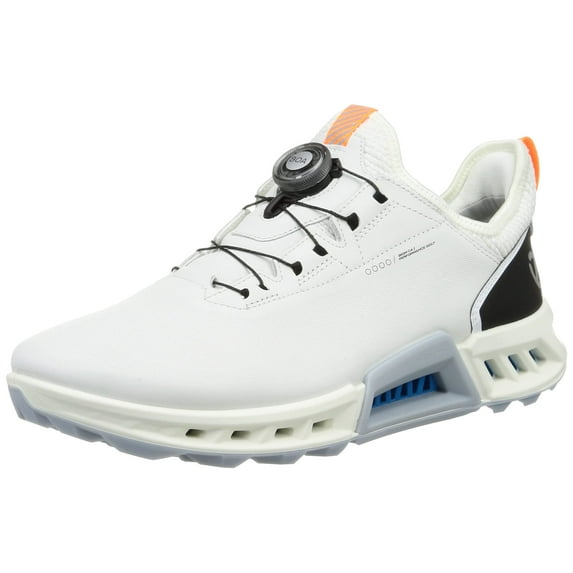 ECCO Men's Biom C4 Boa Gore-tex Waterproof Golf Shoes (White, 9-9.5)