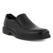 ECCO Men's Helsinki 2.0 Apron Toe Slip-on Black Leather - 500154-01001