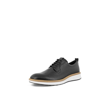 ECCO Men's ST. 1 Hybrid Perforated Leather Derby Oxford