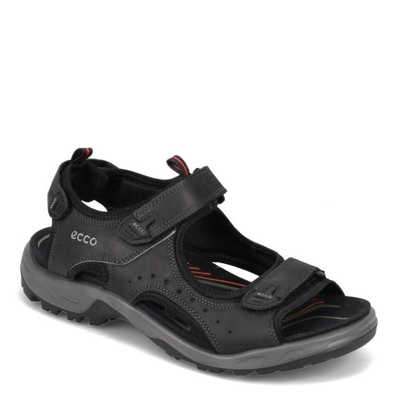 ECCO Men's Yucatan Double Side Bar Sport Sandal, Black, 10-10.5