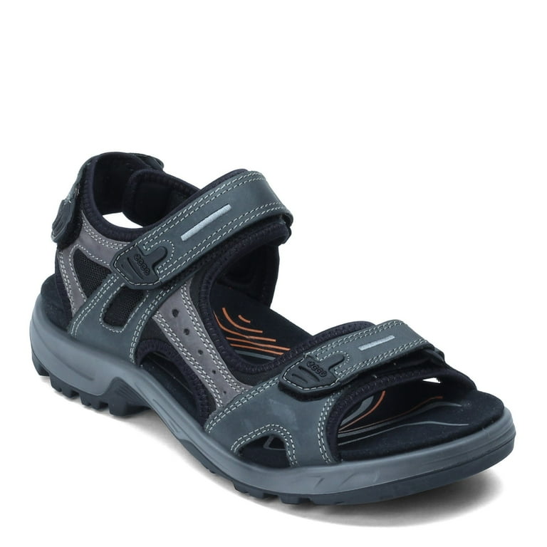 Ecco Men's Offroad Nubuck Sandal Yak in Marine Oil, 14 US