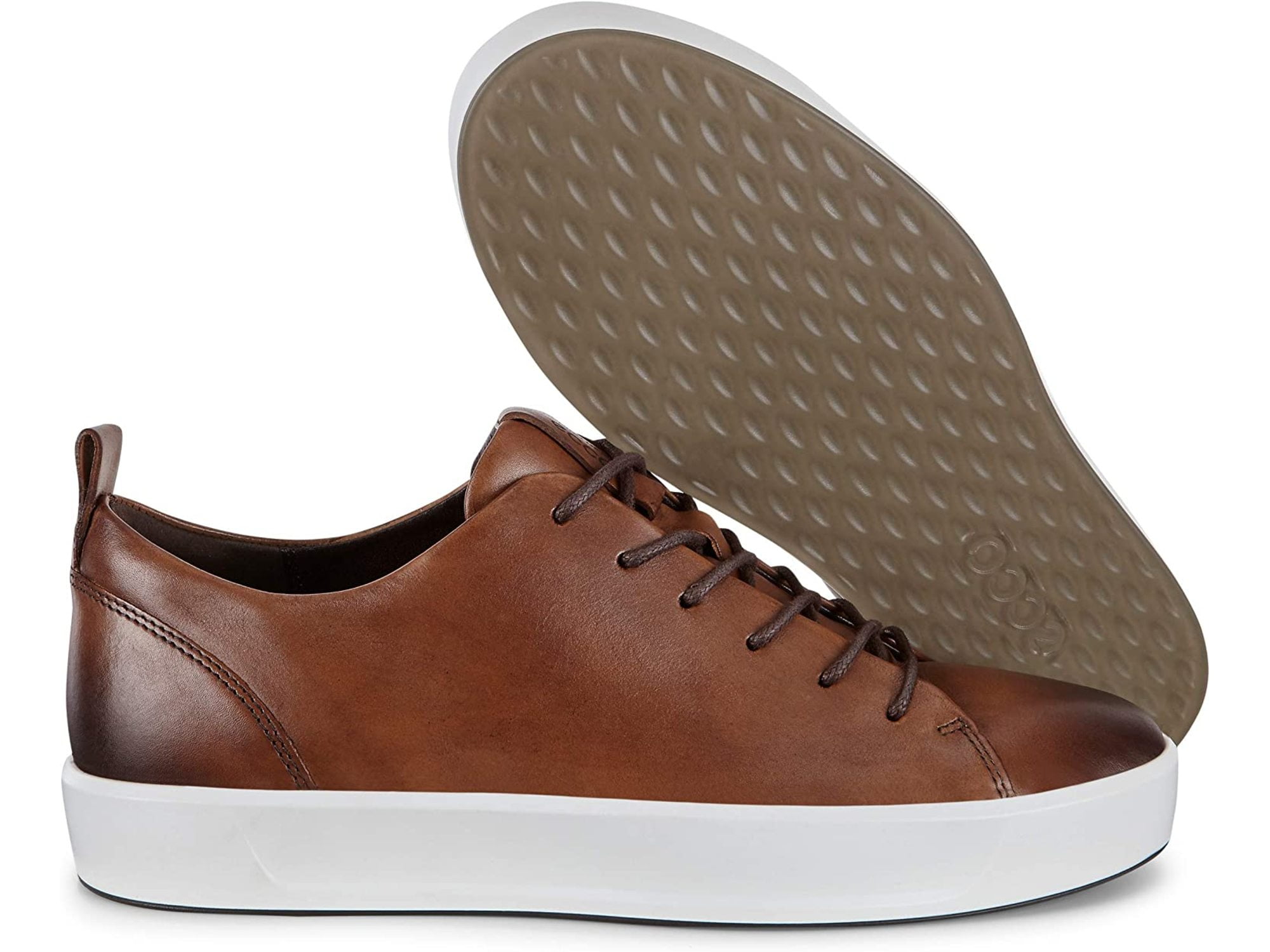 Men's ECCO Soft 8 Lace Up Sneaker - Walmart.com