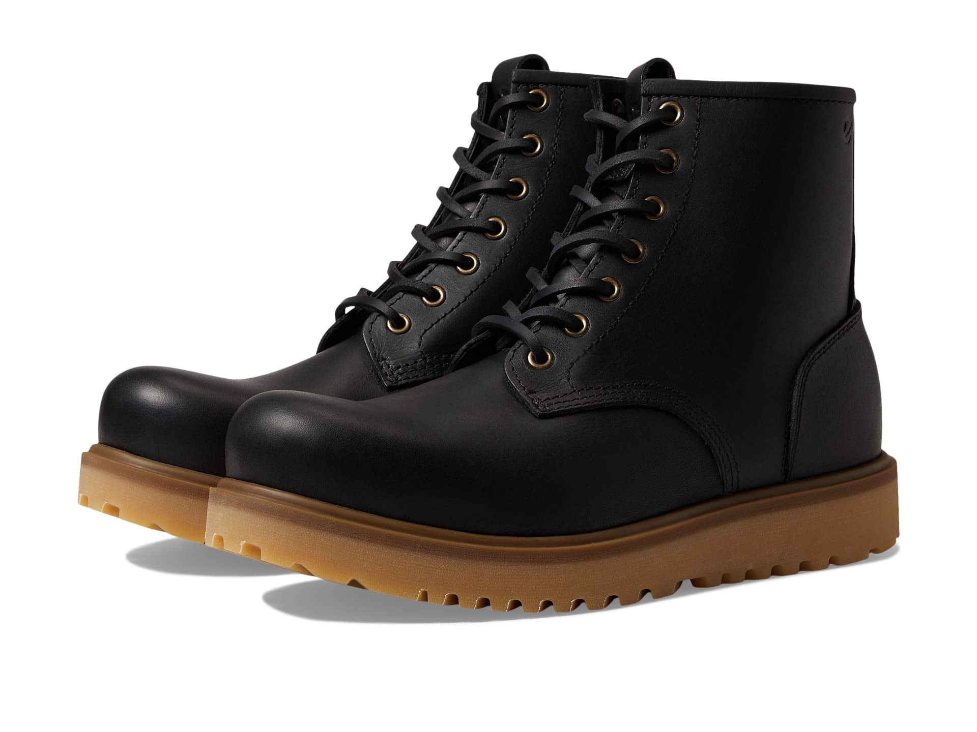 Ecco‎ A-Traction Dakota Shoes Mens Black Size 47 US 13 - 13.5 Vibram Soles READ ECCO A-Traction Dakota Shoes Mens US 9 - 9.5 EU 43 Leather  main image 4